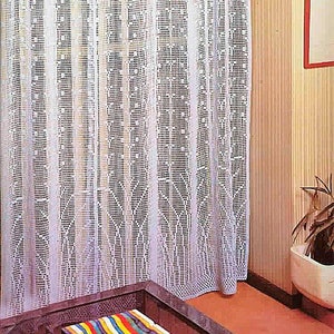 Crochet Pattern Filet Lacy Crochet Curtains for Any Room |Instant PDF Download Vintage Crochet Pattern # A488*