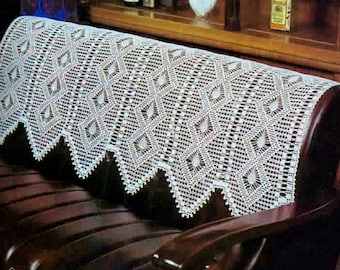 Crochet sofa cover sale design