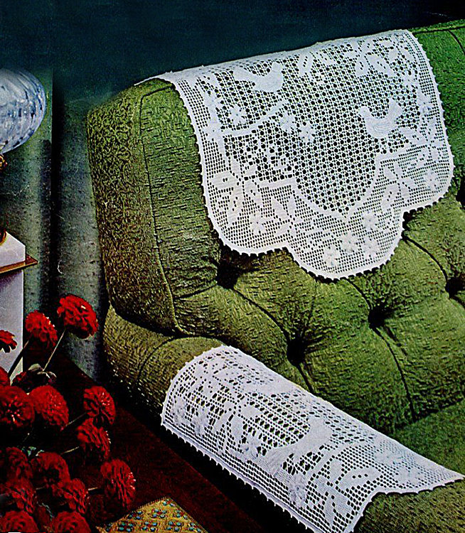 8 Vintage Filet Crochet Charts Featuring Butterflies, Doilies, and Floral Motifs 8 Vintage Chart Crochet Pattern Filet Crochet Cover