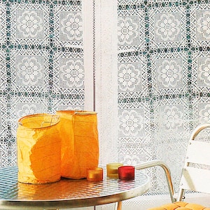 PDF Pattern Crochet Lace Curtains for any Room|144 x 68 cm|57” x 27”| PDF Vintage Crochet Pattern # A509*