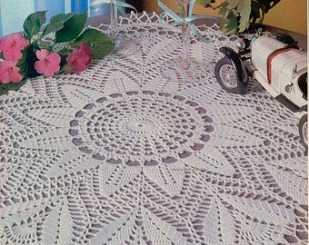 Vintage Chart Crochet Pattern Table Center| Instant PDF Digital Download Pattern # V15*