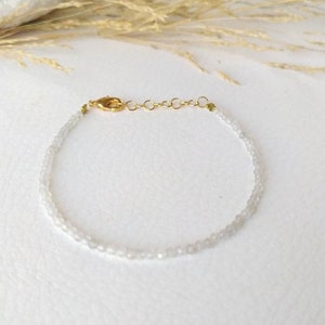 Labradorite bracelet semi-precious stone natural stone gold plated