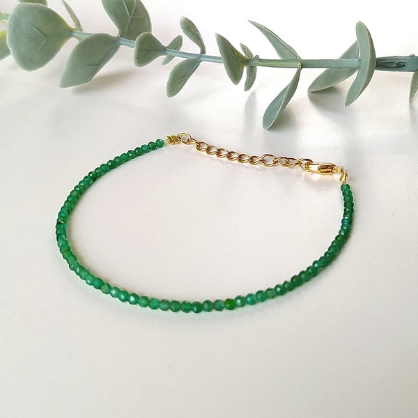 Green Onyx Vermeil Bracelet main image 1