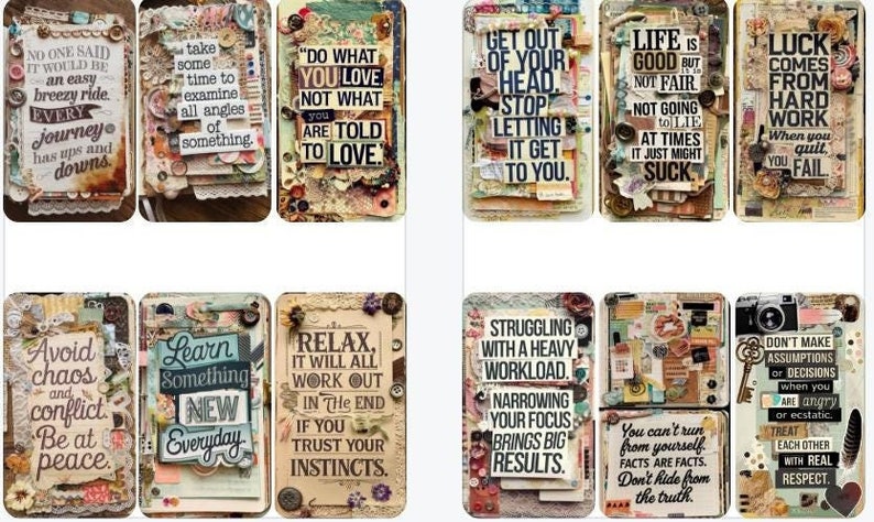Ephemera Oracle, Junk Journal Deck, Oracle Card Set, Vintage Oracle, Printable Oracle, Digital Oracle, Oracle Deck PDF, Oracle Deck PNG, Oracle Guidance, Oracle Messages, Oracle Keywords, Oracle Insights, Oracle Ephemera