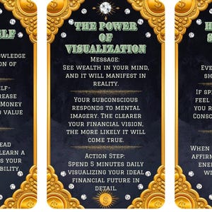 Millionaire's Mindset -Finance and Wealth Building Oracle and Guide- Printable Oracle Deck, Instant Digital Download, Dual sided cards, Pre-aligned Tarot Companion Cards.