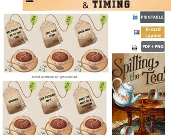 Spilling the Tea Oracle Decks Bundle: 156 Card Digital Download