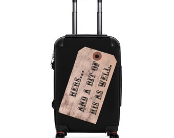 Benutzerdefinierte Humor Lover Koffer Hers, auch Hers, Hers ... und ein bisschen von ihm. Reisegepäck-Set, bestes Geschenk für Reiseliebhaber Weihnachten Geburtstagsgeschenk