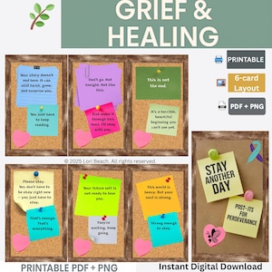 Stay Another Day| 60-Card Digital Oracle Deck for Mental Health & Hope | Printable Deck | Emotional Support Cards | Self-Care Oracle