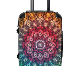 Luggage set Travel Suitcase Vacation luggage Business trip bag Best gift for Mandala lover gift baggage away suitcase for road trips cruises