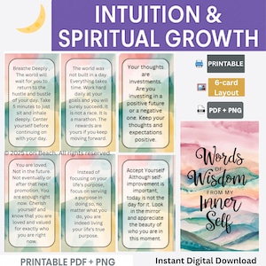 Oracle Deck oracle cards print at home Tarot Deck Companion Uplifting Guidance Intuition Divination Instant Access Digital Download