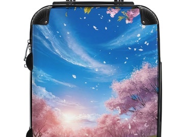 Luggage set carry on luggage bags away suitcase set scenic view lover gift for travel family trip luggage Cruise bags business trip suitcase