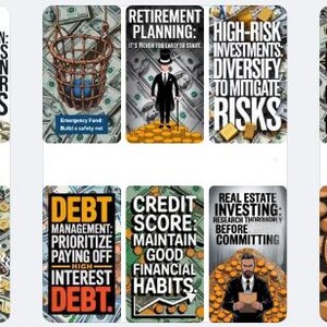 Finance and Wealth Building Oracle and Guide- Printable Oracle Deck, Instant Digital Download, Dual sided cards, Pre-aligned Tarot Companion Cards.