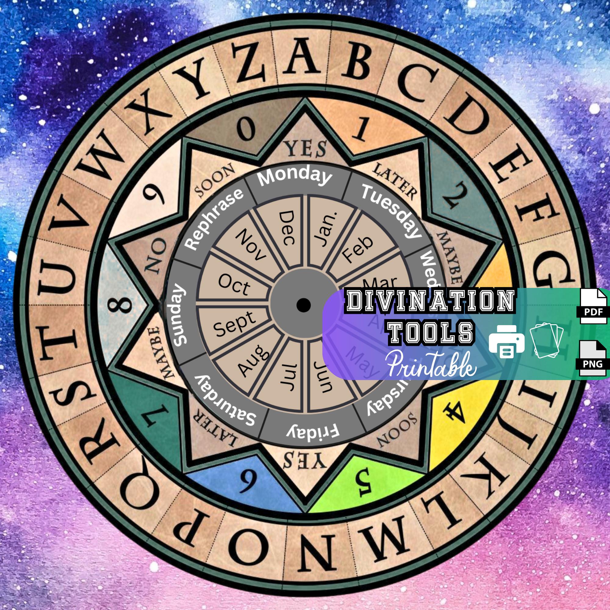 Dowsing chart pdf - Etsy 日本