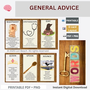 Printable Tarot and Oracle Card Deck Printable Oracle deck| Printable Oracle Card| Tarot Card| Tarot Card Digital Download| Instant Access