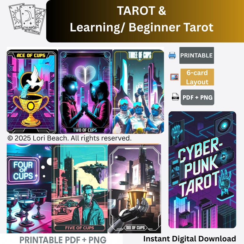 Cyberpunk 2077 Tarot Cards - Etsy