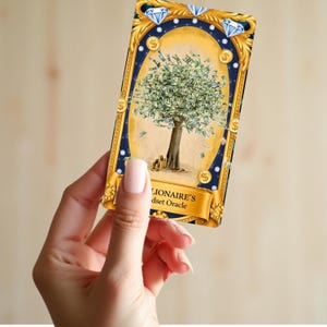 Finance and Wealth Building Oracle and Guide- Printable Oracle Deck, Instant Digital Download, Dual sided cards, Pre-aligned Tarot Companion Cards.