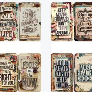 Ephemera Oracle, Junk Journal Deck, Oracle Card Set, Vintage Oracle, Printable Oracle, Digital Oracle, Oracle Deck PDF, Oracle Deck PNG, Oracle Guidance, Oracle Messages, Oracle Keywords, Oracle Insights, Oracle Ephemera