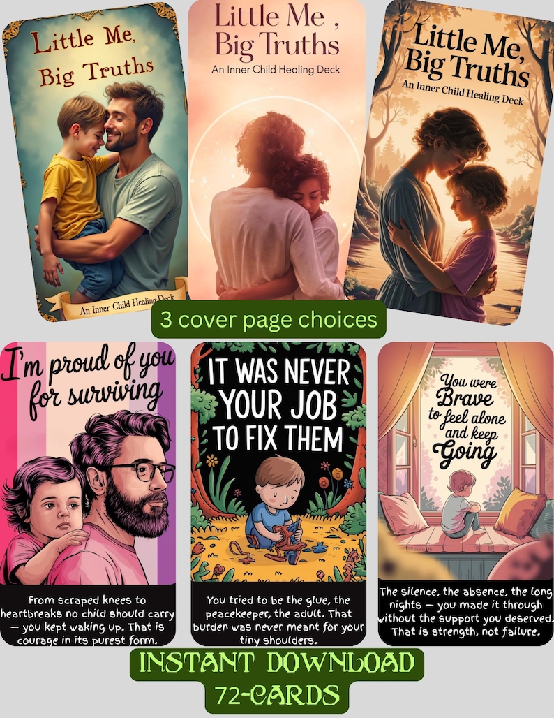 Inner Child Oracle Deck: 78 Printable Message Cards (digital Download ...