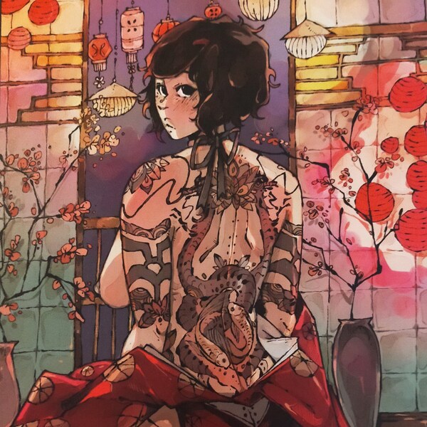 Toile Kimono