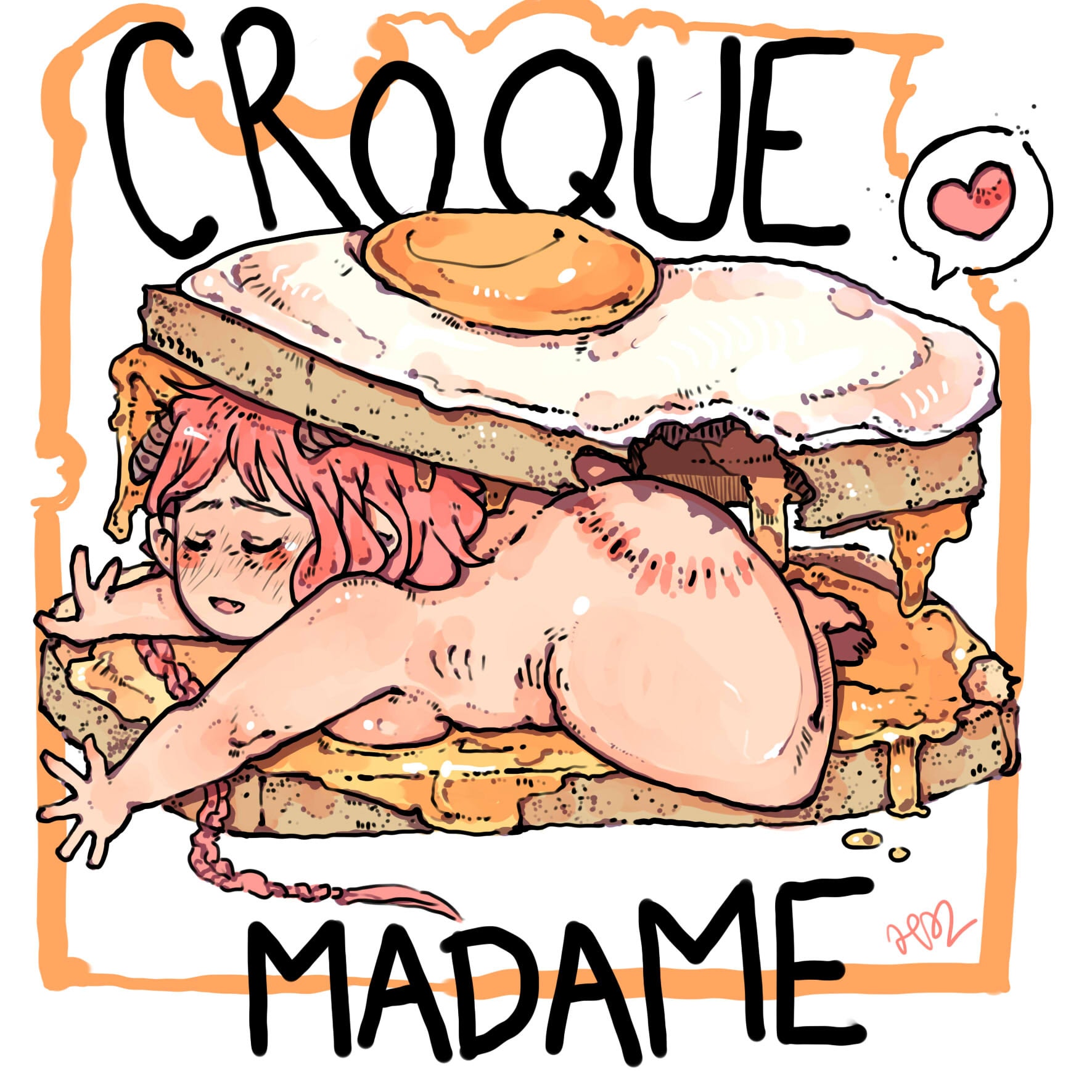 Toile Croque-Madame