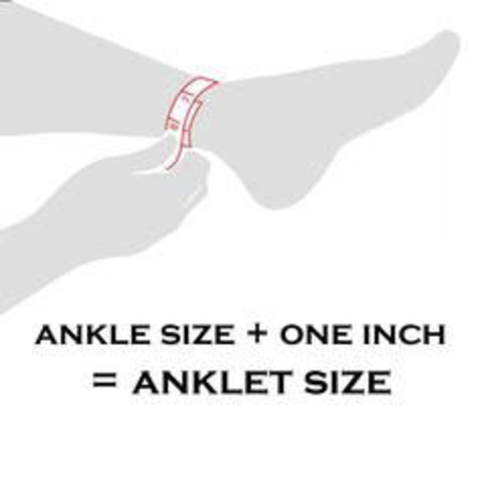 r initial anklet