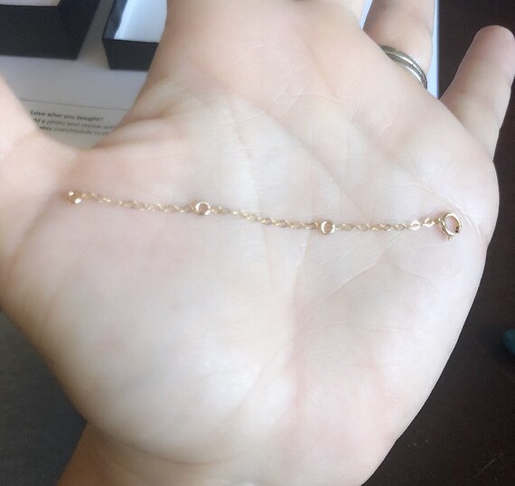 Milacolato 3 Pcs Sterling Silver Necklace Chain Extender in Gold Rose Gold and Silver Lobster Clasp Bracelet Anklet Extenders Set Adjustable Length 2 4