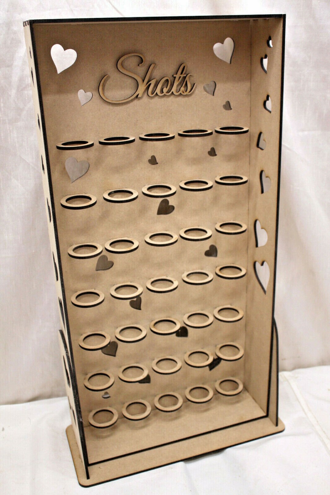 A909 SHOT GLASS WALL Glass Stand V4 Doughnut Donut Candy Cart Wedding