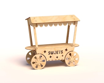 L27 CANDY SWEET CART candy cart table top centerpiece wedding candy bar donut wall sweet cart sweet display sweets sweet table