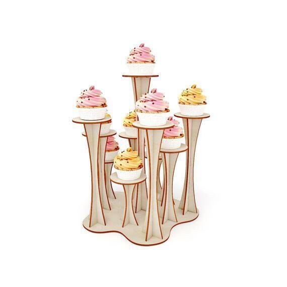 2-in-1 Upgrade Cake Support Kit Antigravity Cake Pouring Ice Cream Cone  Support Reusable Cake Structure Frame DIY Cake Stand Handmade Cake  Decoration