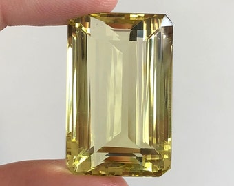Gorgeous Lemon Quartz Gemstone, Faceted Yellow Lemon Quartz, Top Quality Yellow Lemon Quartz Loose Gemstone For Jewellery Making
