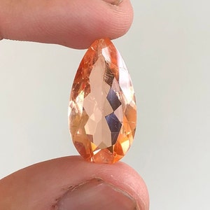 Stunning Peach Morganite Gemstone, Eye Clean Peach Morganite, Morganite Doublet, Top Quality Morganite Doublet Gemstone Jewellery Making