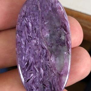 47x25 MM Charoite Cabochon, Natural Charoite Gemstone, Purple Charoite Cabochon, Top Quality Charoite Cabochon For Jewellery Making