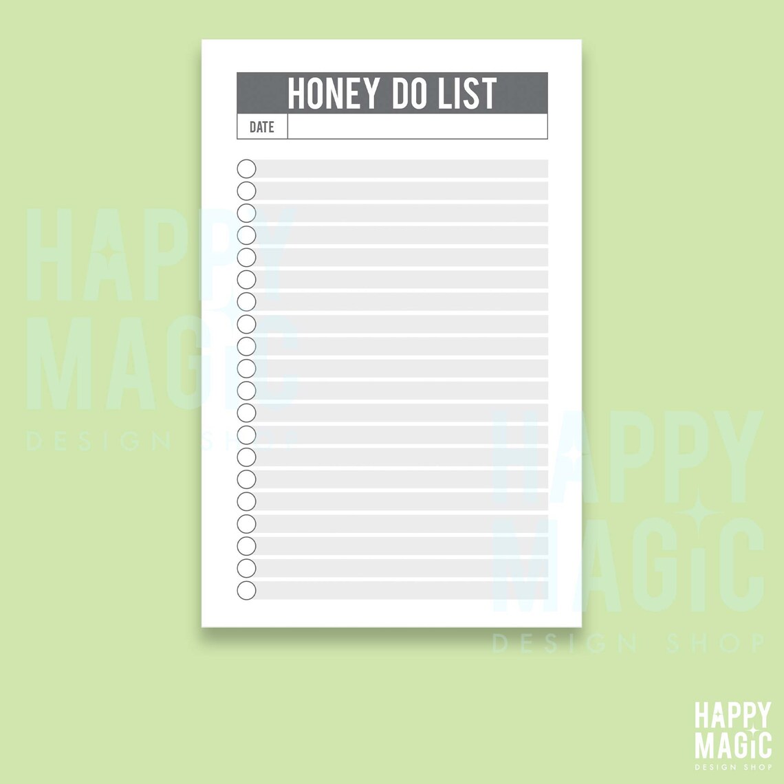 PRINTABLE Honey Do List // Digital Download // Printable To-Do | Etsy