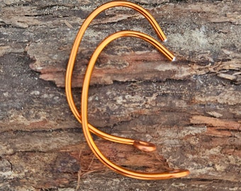 Copper Fox color Ear Support Lobe Lifters – Stabilize & Lift Earlobes | Ultimate Support for Heavy Earrings | Prevent Earlobe Stretch/Damage