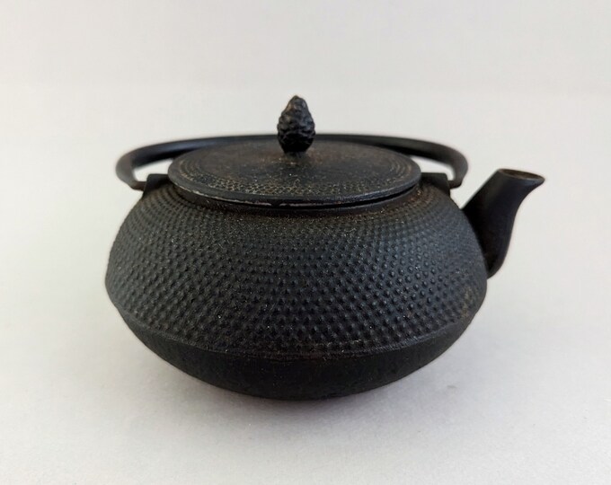 Vintage Japanese Cast Iron Tetsubin Kettle, Japanese Tetsubin Teapot
