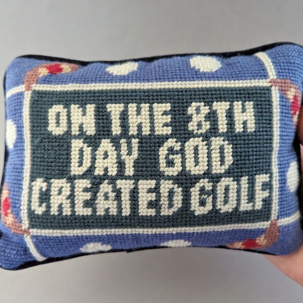 Golf Pillow Etsy