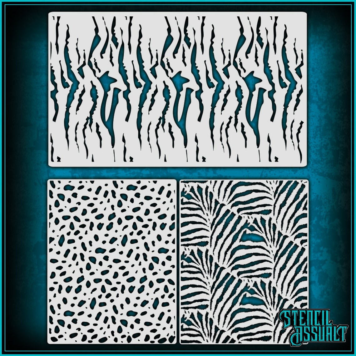Lure Stripe Pack Airbrush Lure Stencil Template - Etsy Australia