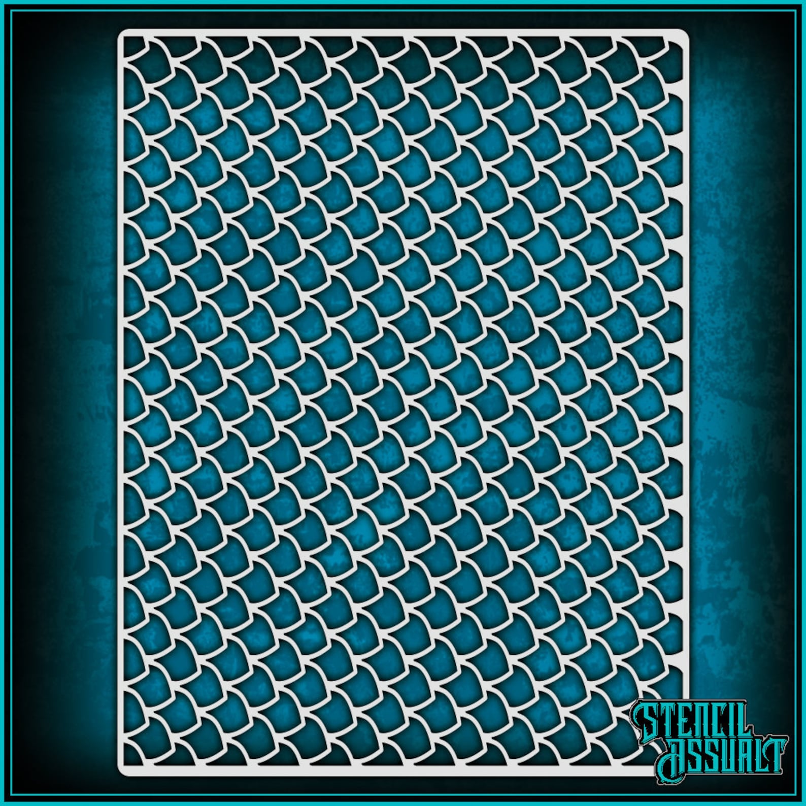 Fish Scales 4 Airbrush Stencil Template Etsy Fish Scales 4 Airbrush Stencil Template Etsy