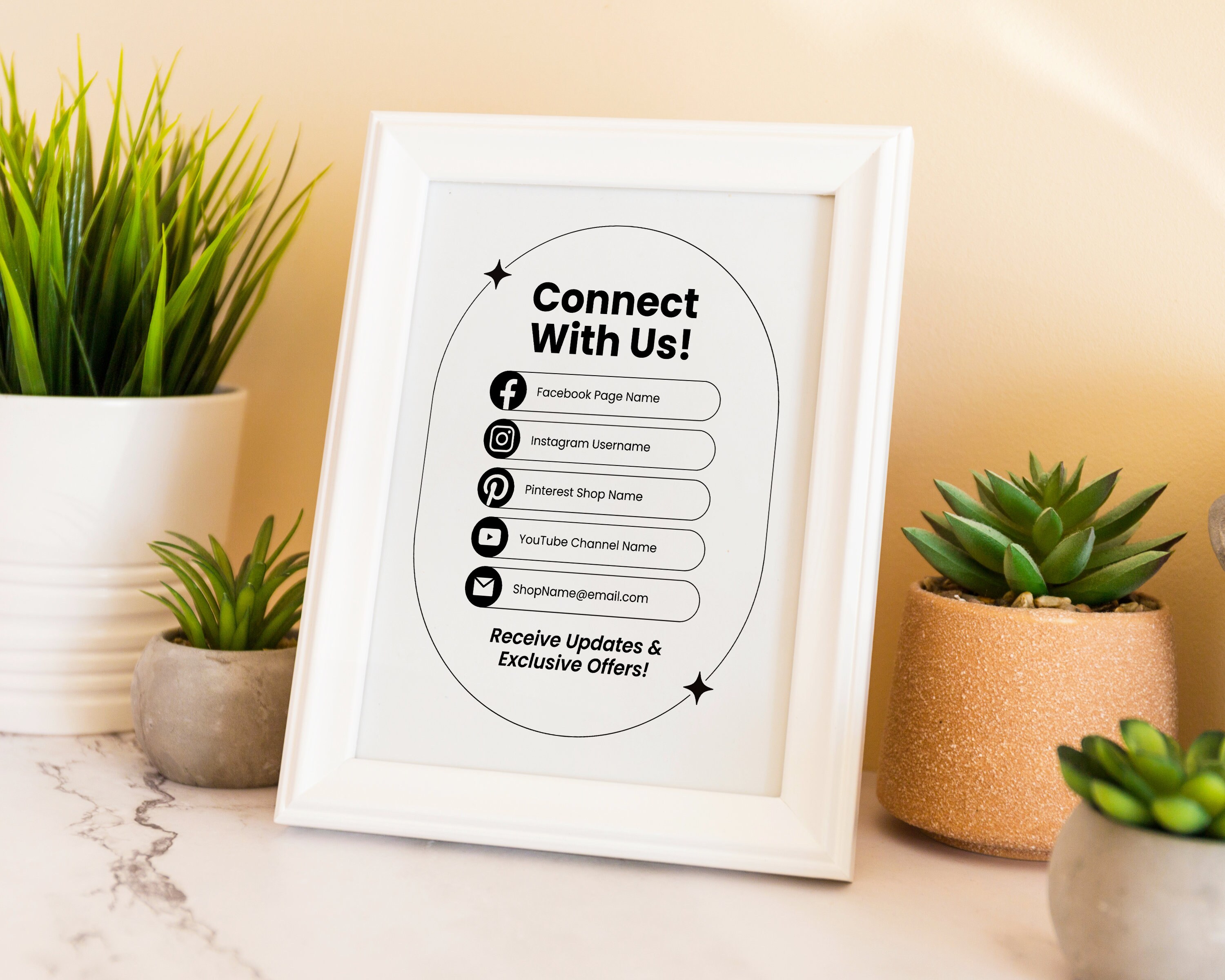 Qr Code Sign Bundle Editable QR Code Sign Bundle, Scan to Pay, Social Media, Pricing ...