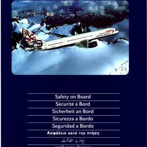 British Airways | B757 | 1999 | Veiligheidskaart