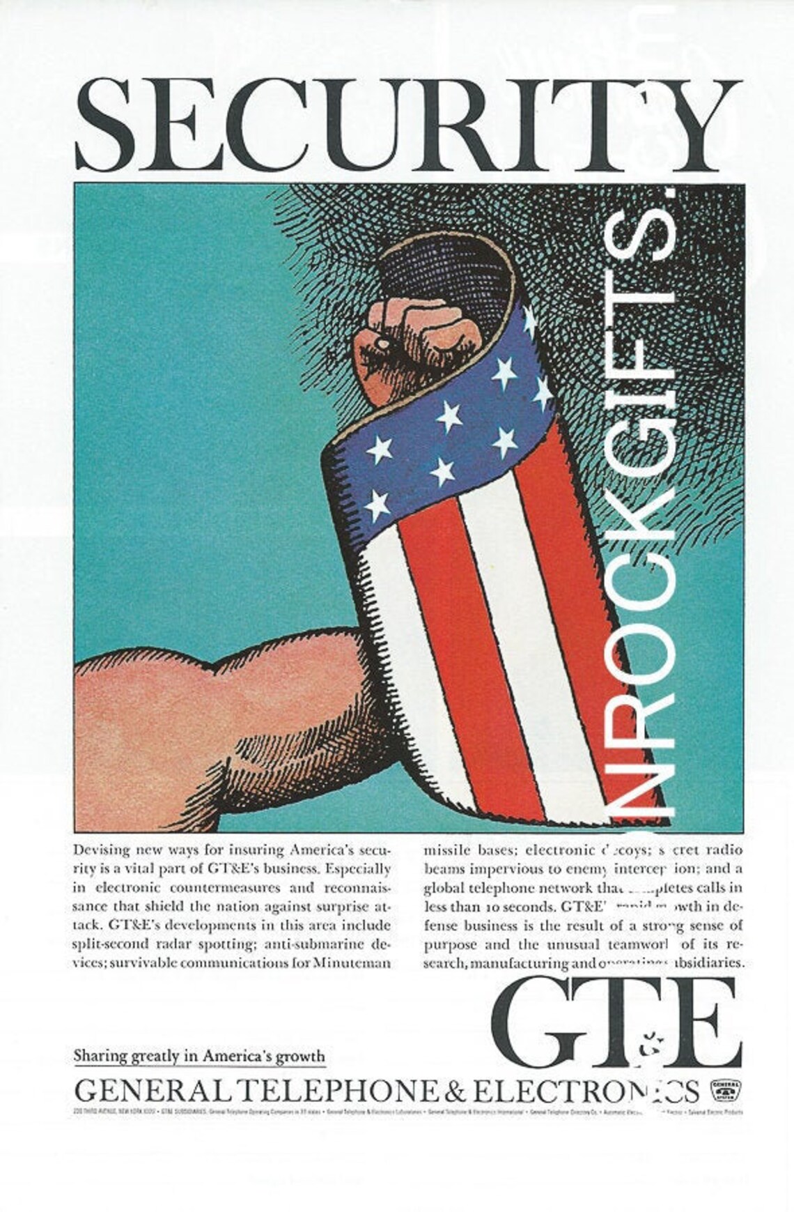 General Telephone & Electronics GTE 1965 Advertisement Etsy