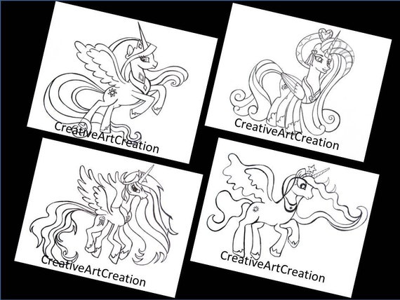 Twilight Sparkle My Little Pony Coloring Pages – Printable and Free