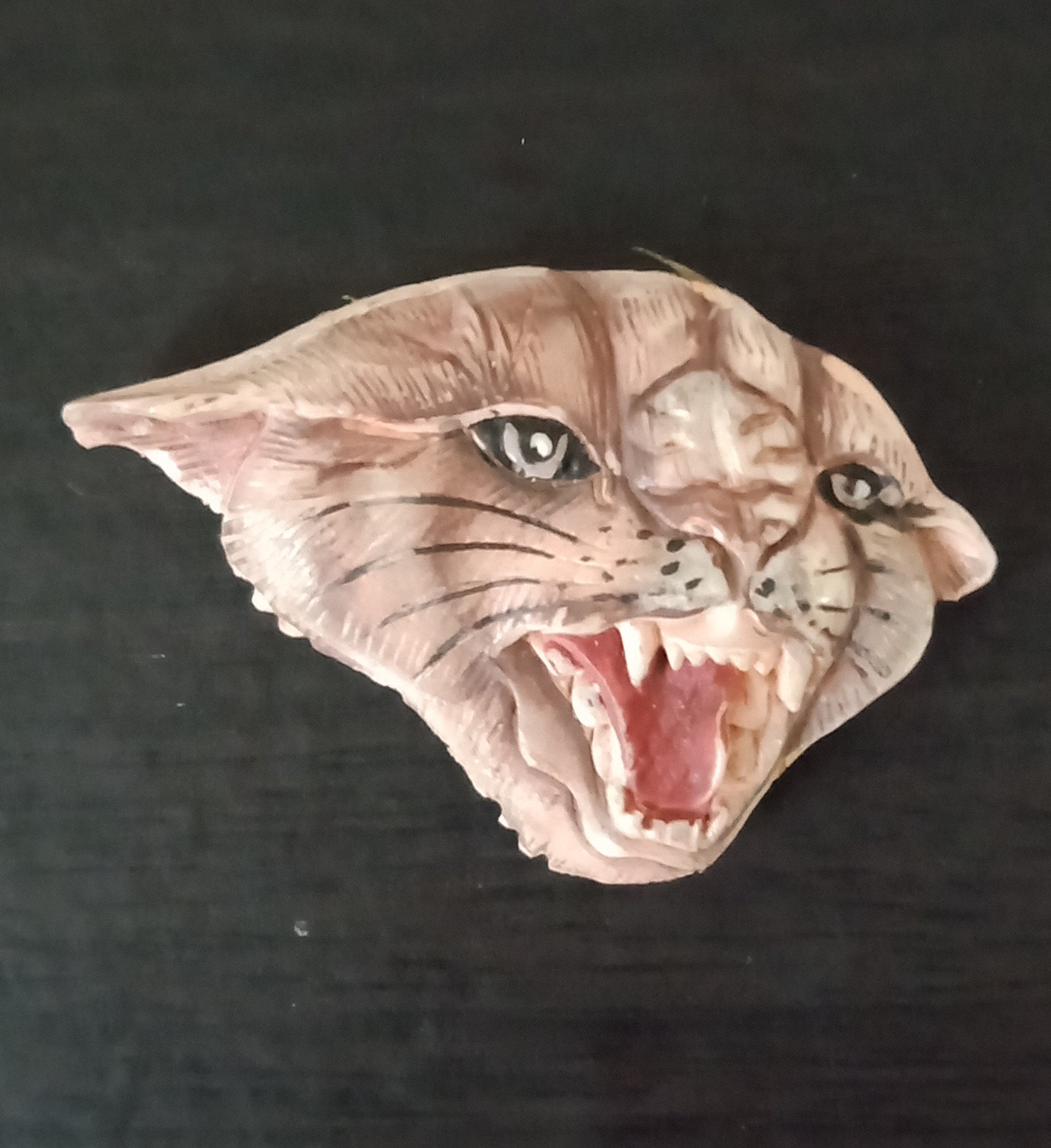 Tiger Kopf Schnitzerei Tier geschnitzt Buffalo Knochen | Etsy