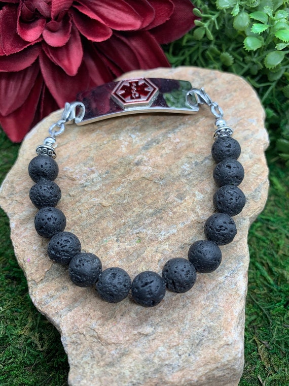 Beaded medical id bracelets online