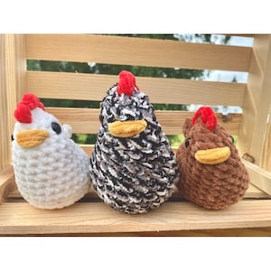 Chicken Plushie - Handmade