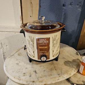 Hamilton Beach Scovill 4 Qt Crock Watcher Slow Cooker - Tested&Works Vintage 415