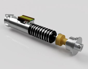 Luke Skywalker ROTJ Hero Lightsaber Hilt 3D Printable Files