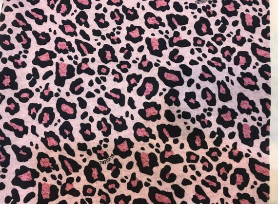 Leopard Print Fabric Haute Couture Fabric Cheetah Fabric Etsy