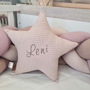 Star cushion beige customizable