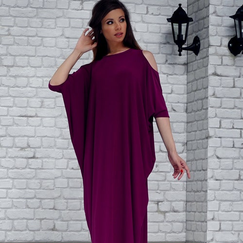 Women Maxi Kaftan Dress for Petite to Regular Size Dark - Etsy
